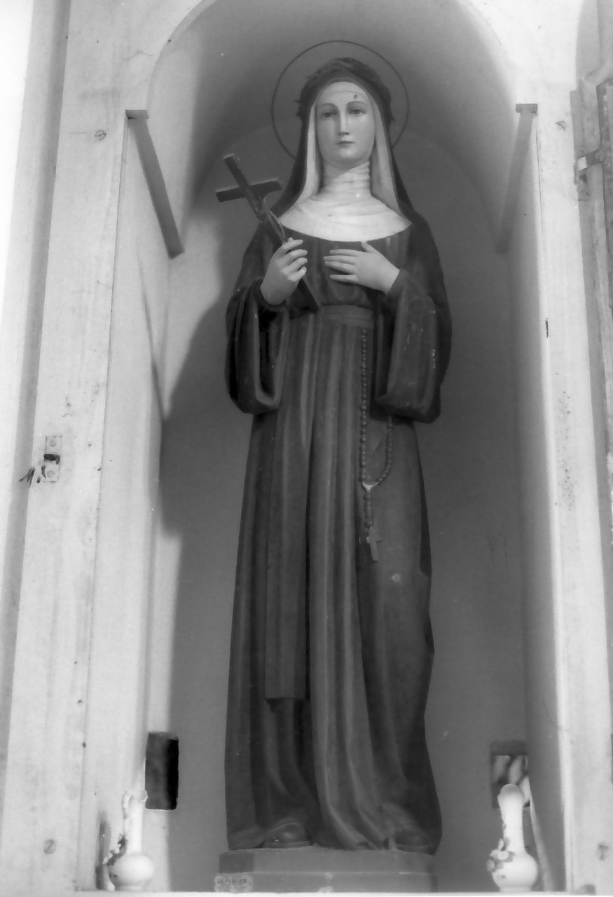 Santa Rita da Cascia (statua, opera isolata) di Purger I. B (inizio sec. XX)