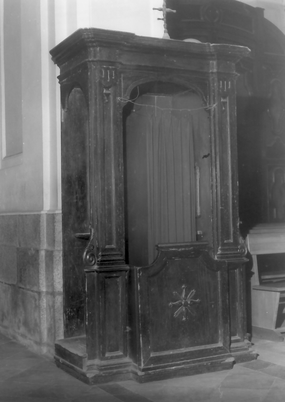 confessionale, opera isolata - bottega serrese (sec. XIX)