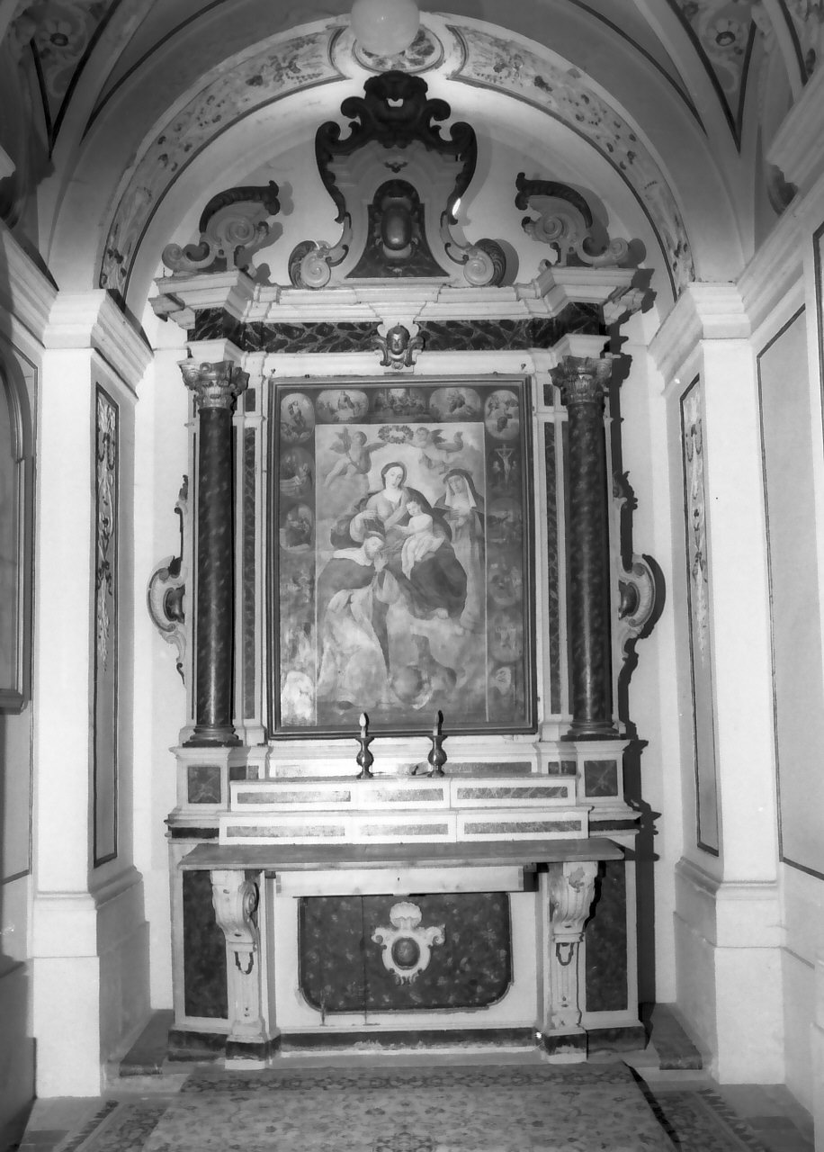 altare, opera isolata - bottega serrese (sec. XVIII)