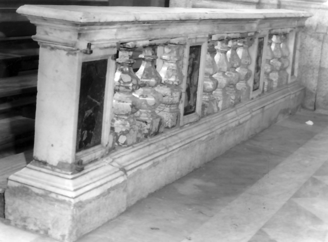 balaustrata, opera isolata - bottega calabrese (inizio sec. XVIII)
