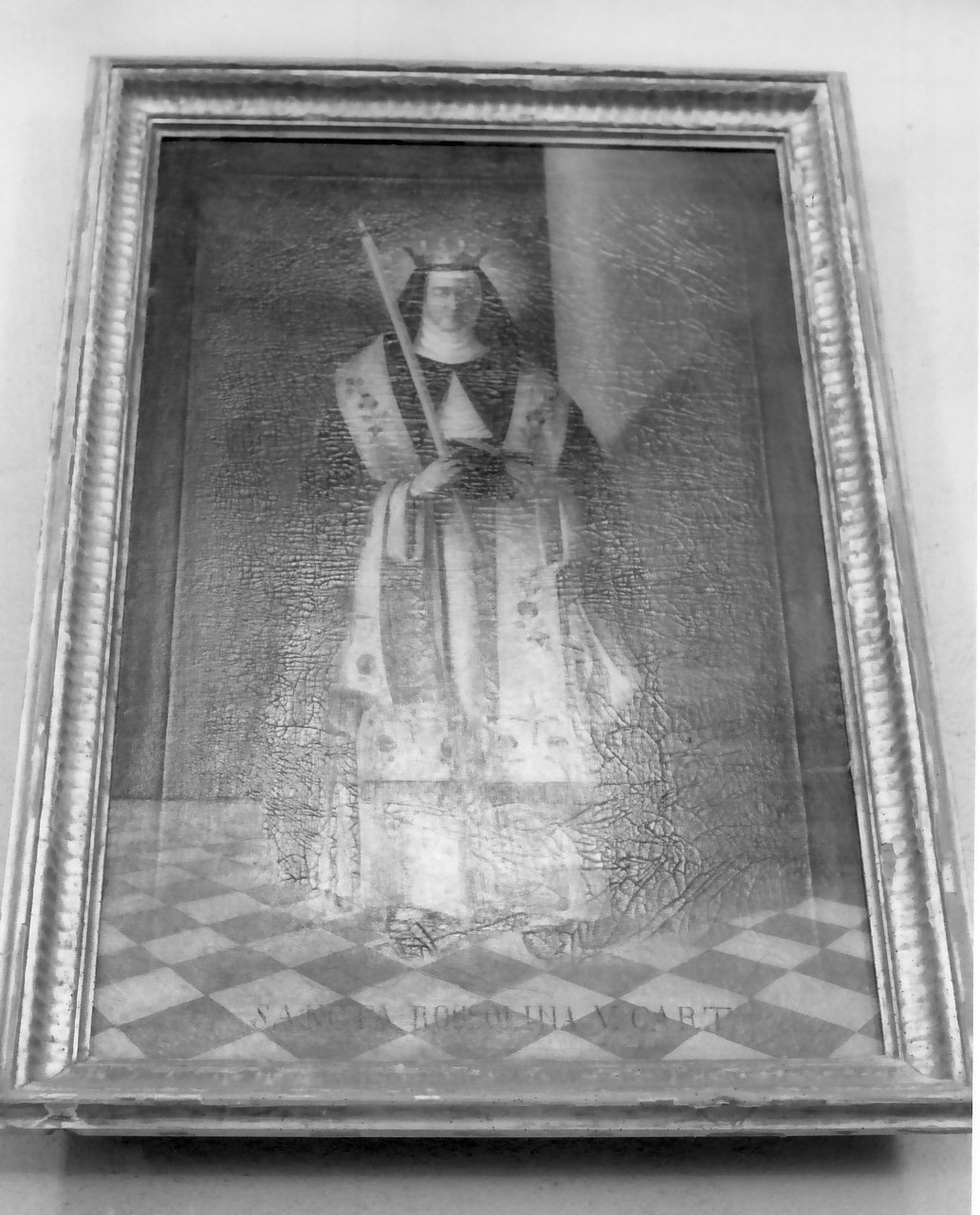 Santa Rossolina (dipinto, opera isolata) - ambito Italia meridionale (sec. XIX)