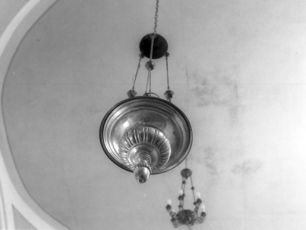 lampada, opera isolata - bottega Italia meridionale (sec. XIX)