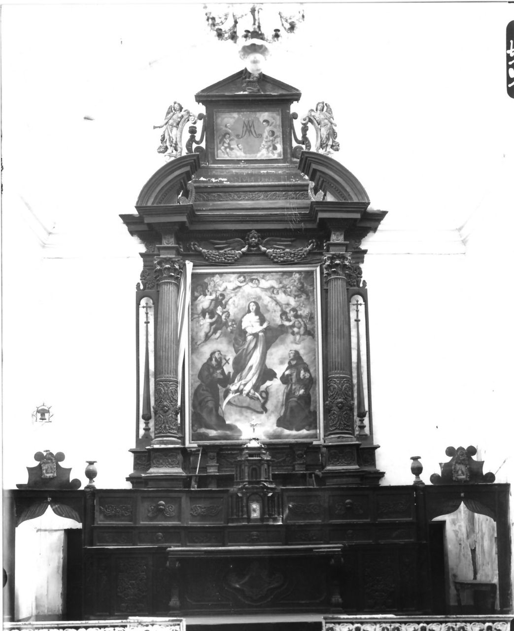 altare, opera isolata di Fra' Diego da Monteleone (sec. XVII)
