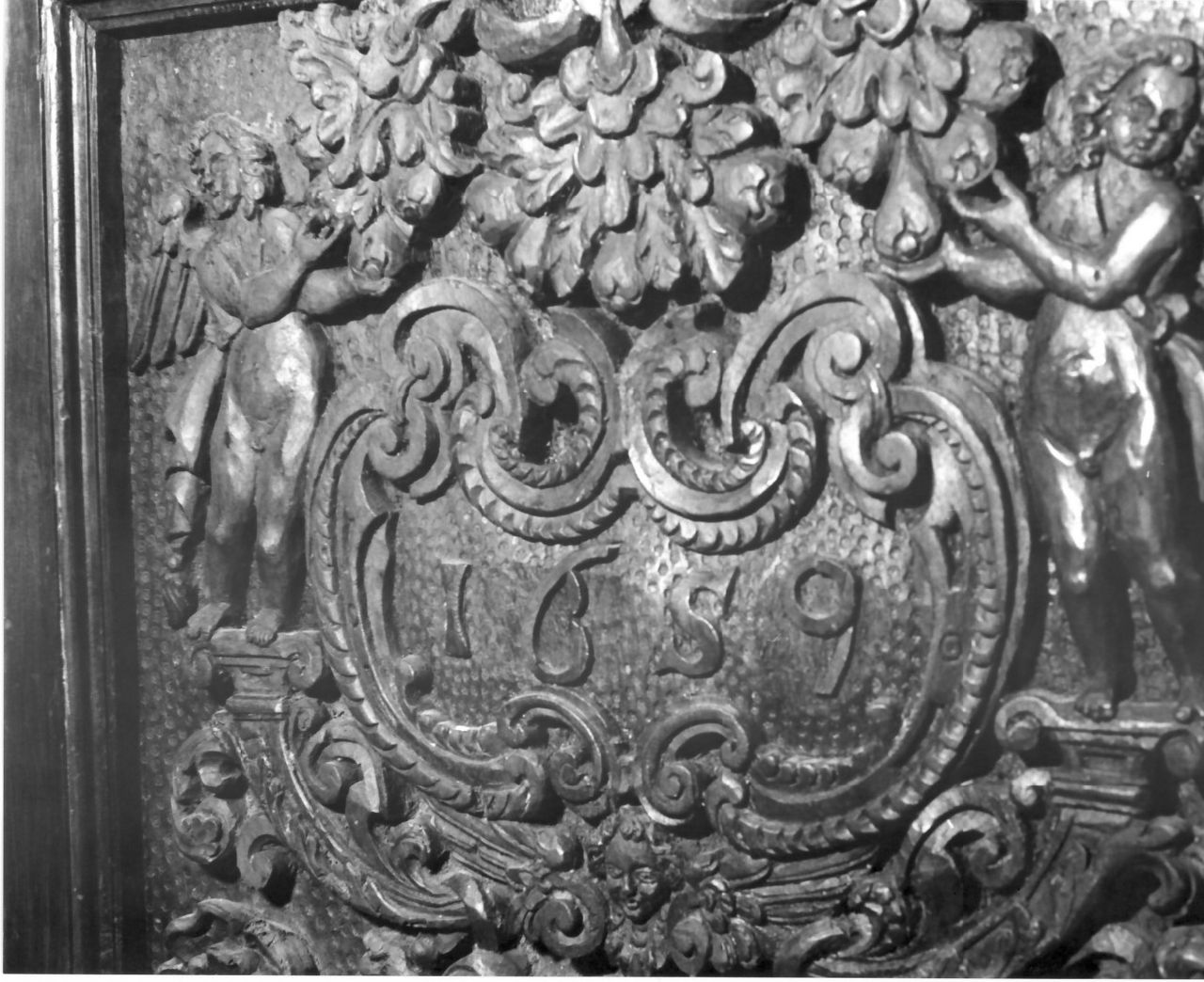 pannello, elemento d'insieme - bottega calabrese (sec. XVII)