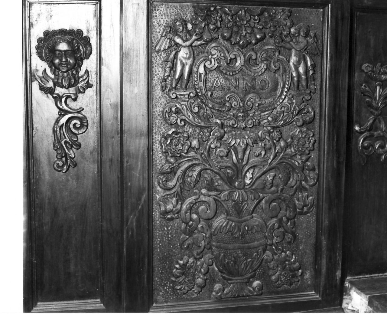 pannello, elemento d'insieme - bottega calabrese (sec. XVII)