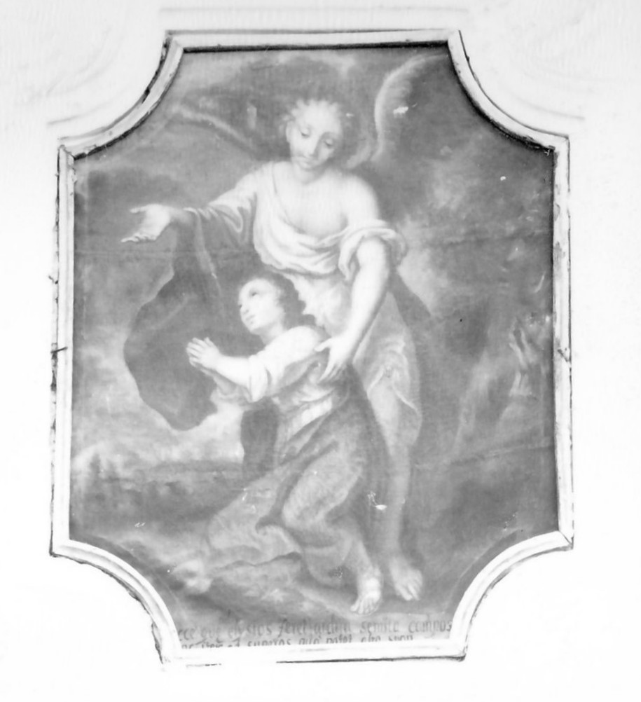 angelo custode (dipinto, opera isolata) di Rubino Giulio (maniera) (sec. XVIII)