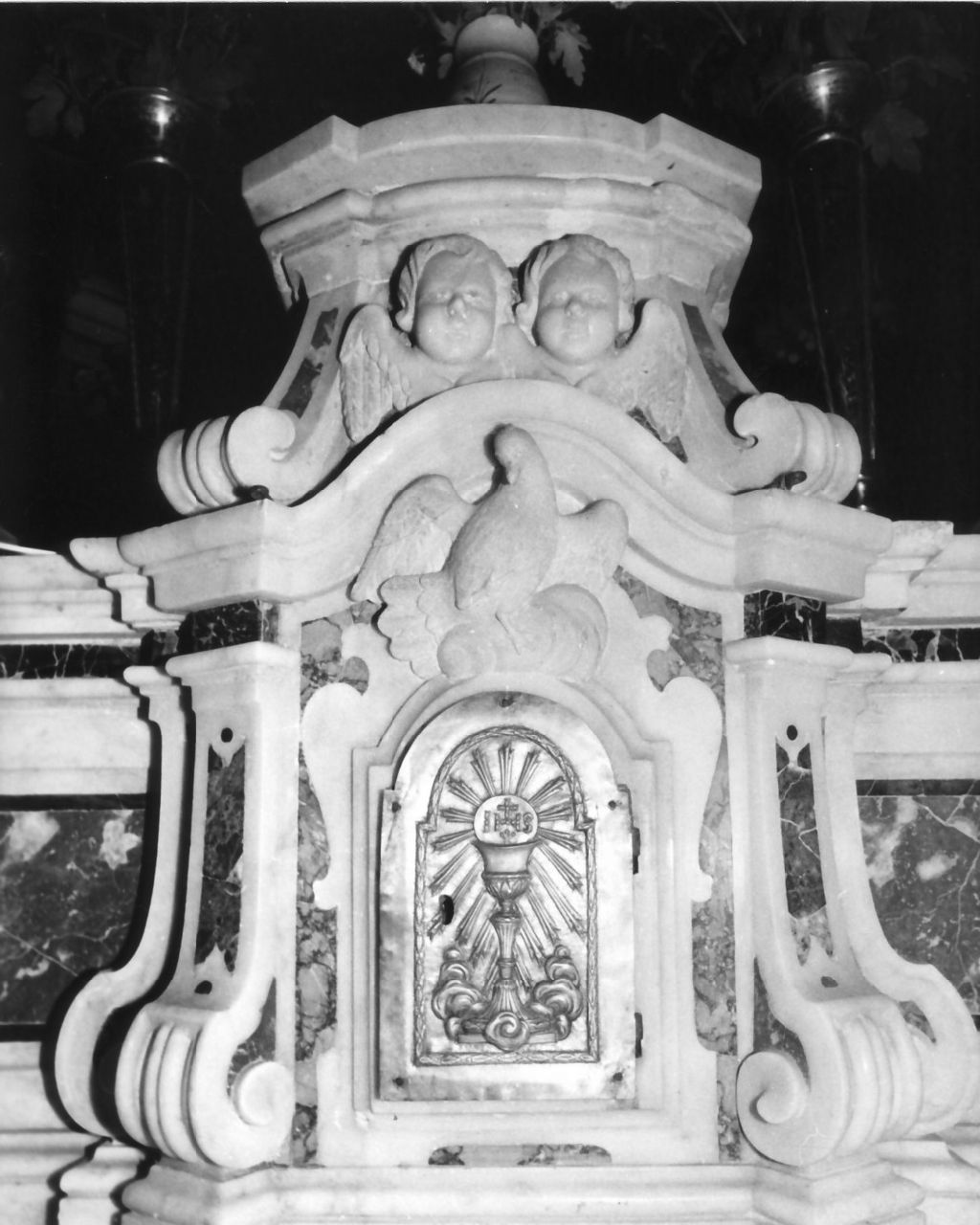 tabernacolo, complesso decorativo - bottega Italia meridionale (sec. XVIII)