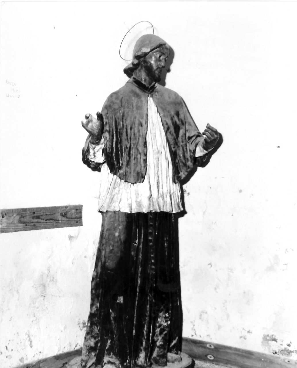 San Luigi Gonzaga (statua, opera isolata) - bottega Italia meridionale (sec. XVII)