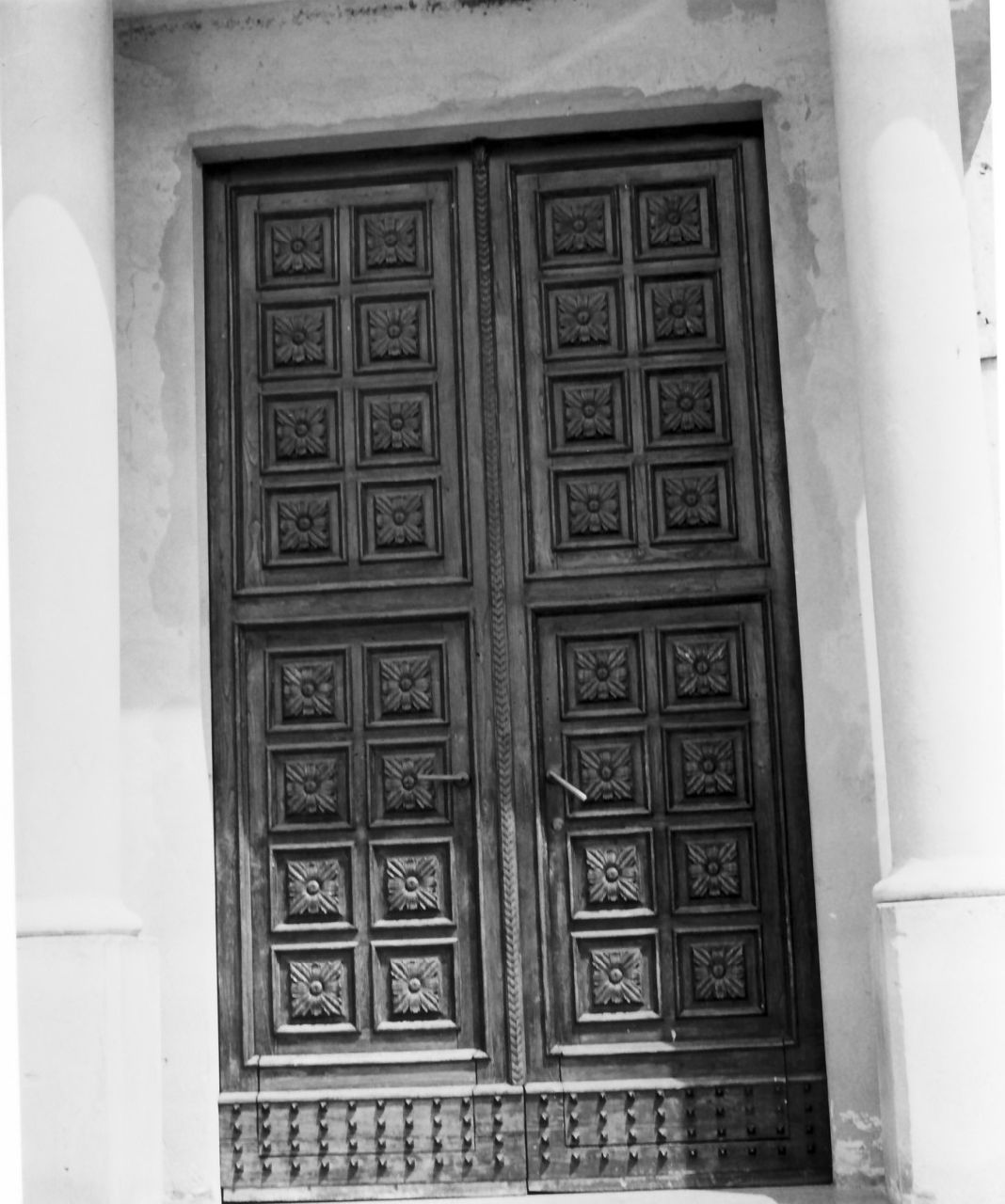 anta, elemento d'insieme - bottega calabrese (sec. XIX)