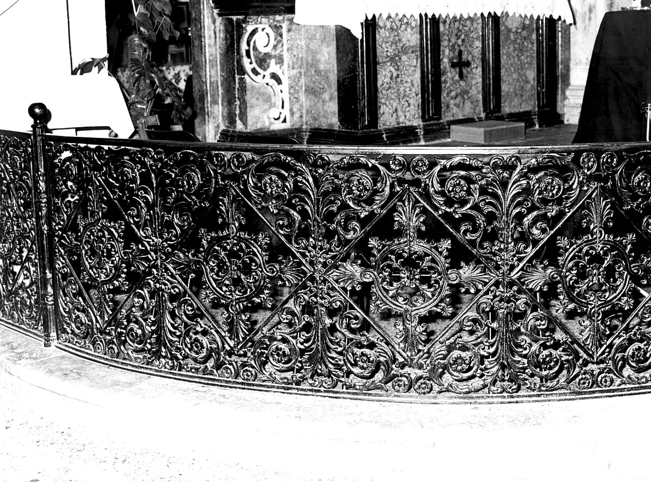 balaustrata, serie - bottega calabrese (fine/inizio secc. XVIII/ XIX)