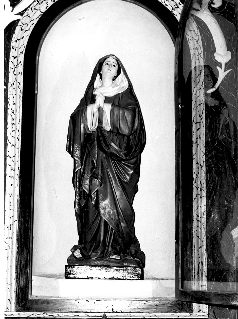 Madonna Addolorata (statua, opera isolata) - bottega Italia meridionale (fine/inizio secc. XIX/ XX)
