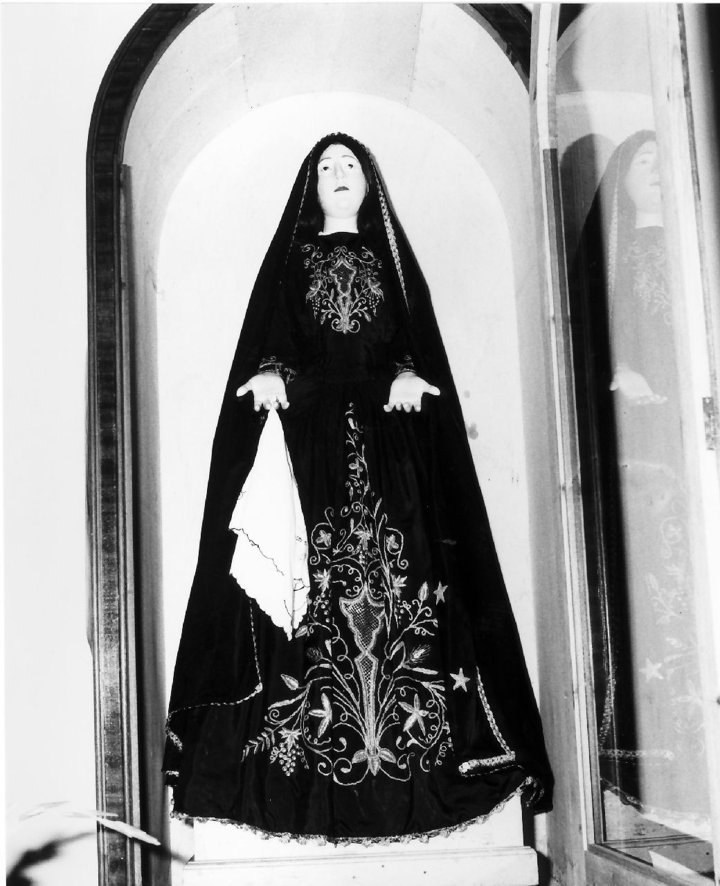 Madonna Addolorata (manichino, opera isolata) - bottega calabrese (fine/inizio secc. XIX/ XX)