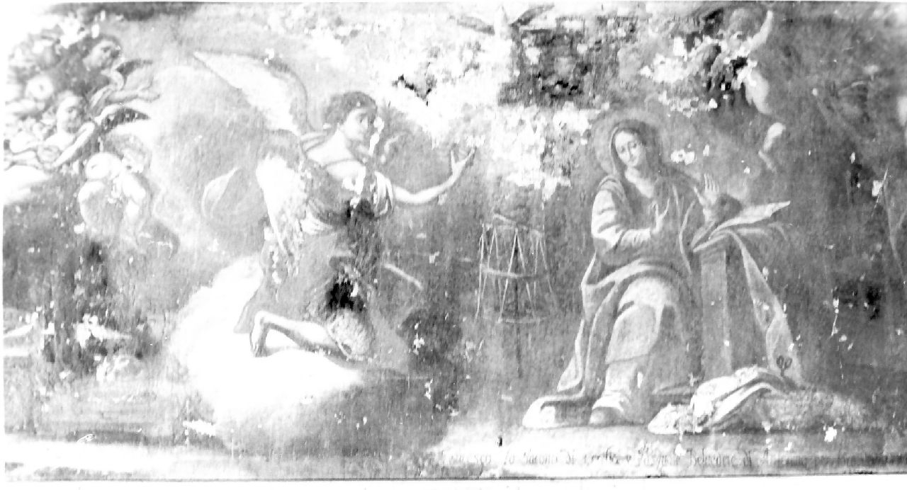 Annunciazione (dipinto, opera isolata) - ambito Italia meridionale (sec. XIX)