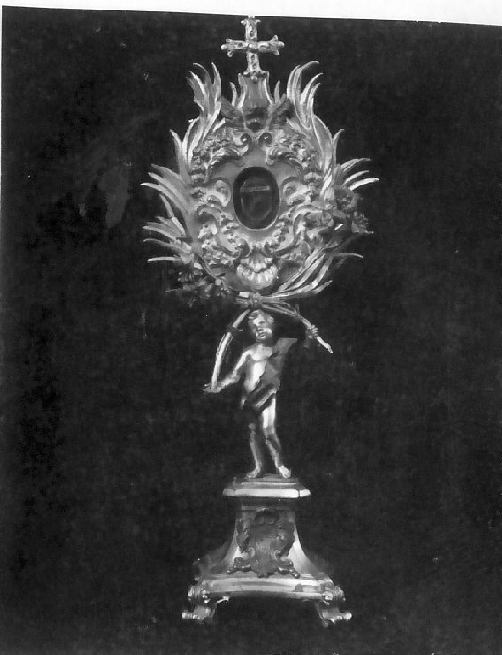 reliquiario, opera isolata - bottega Italia meridionale (prima metà sec. XVIII)