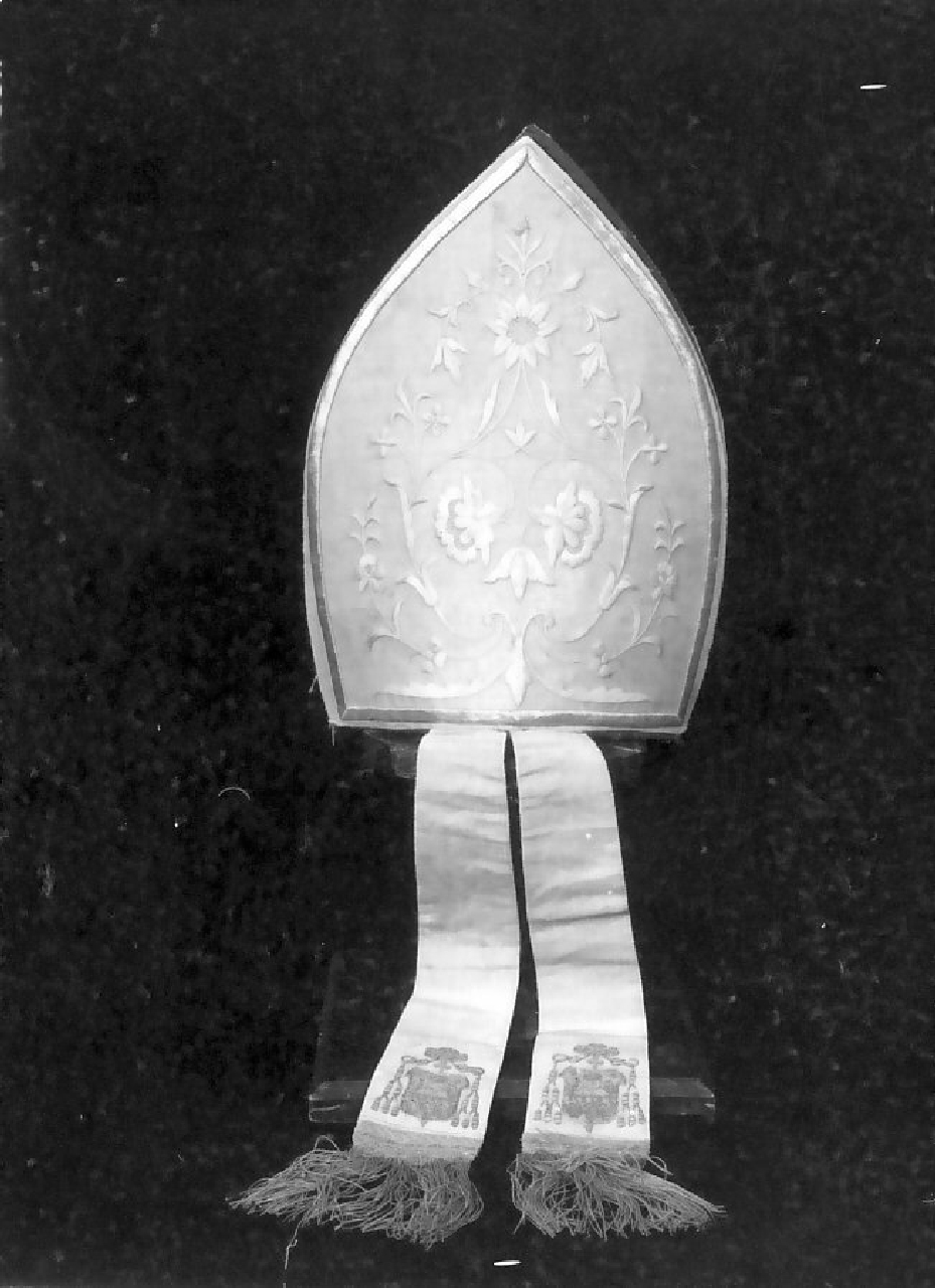 mitria, opera isolata - manifattura calabrese (sec. XIX)