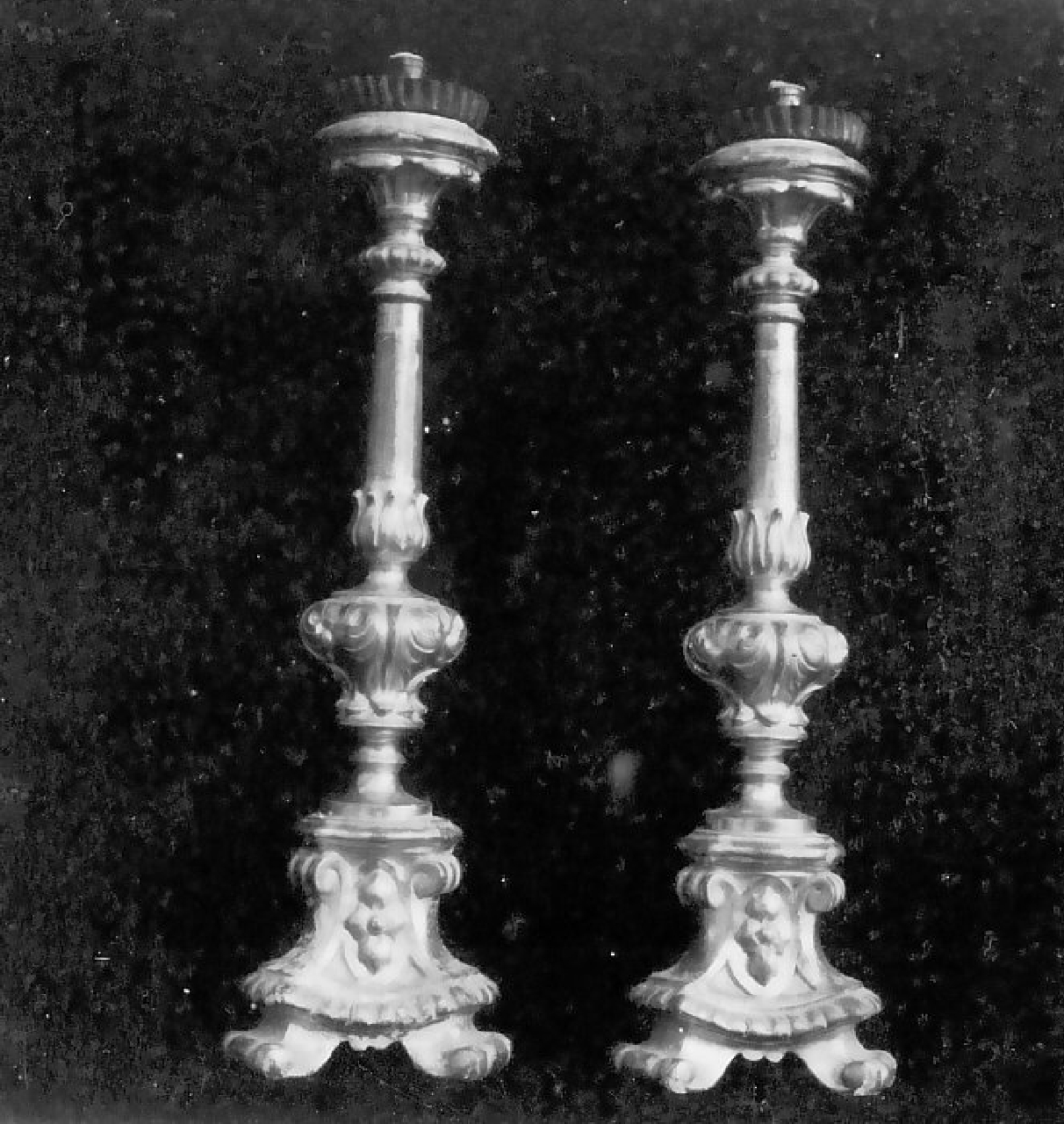 candelabro, serie - bottega calabrese (sec. XIX)