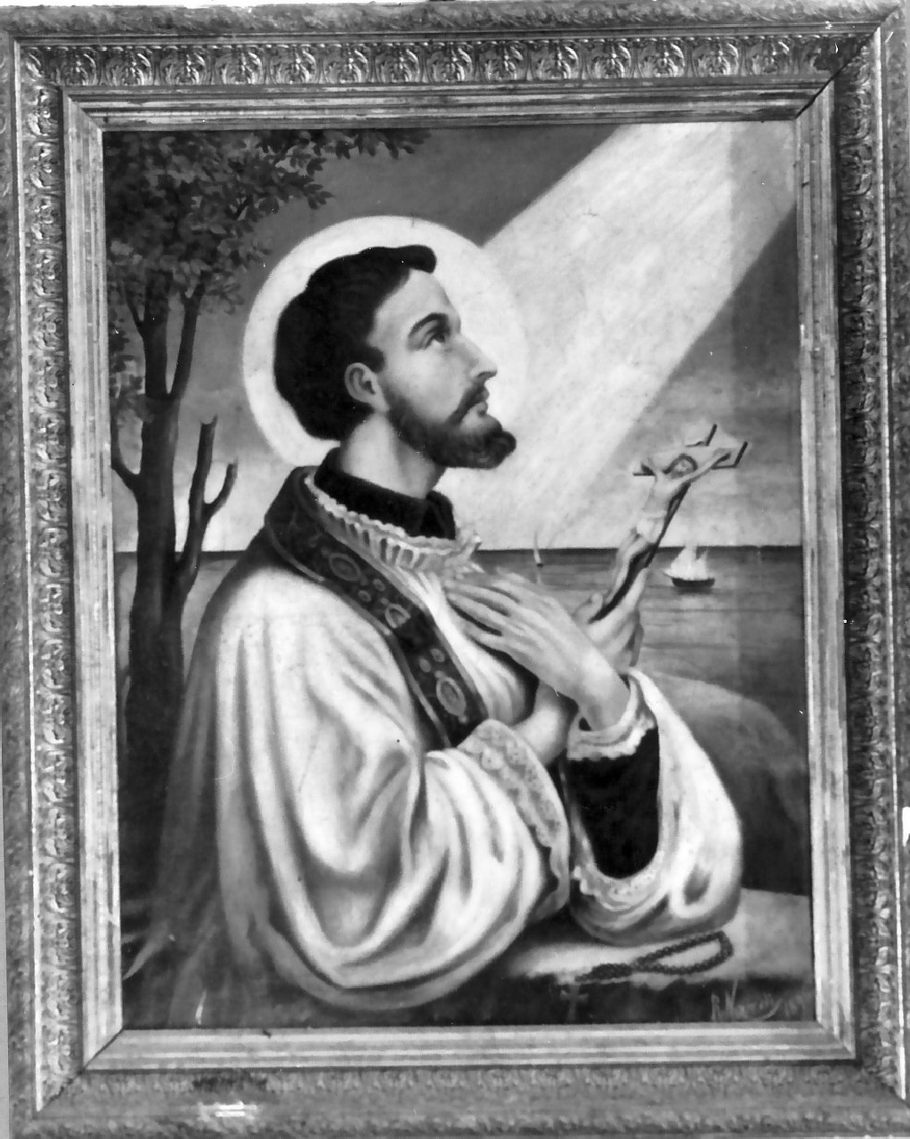 San Francesco Saverio (dipinto, opera isolata) di Nardi R (sec. XIX)