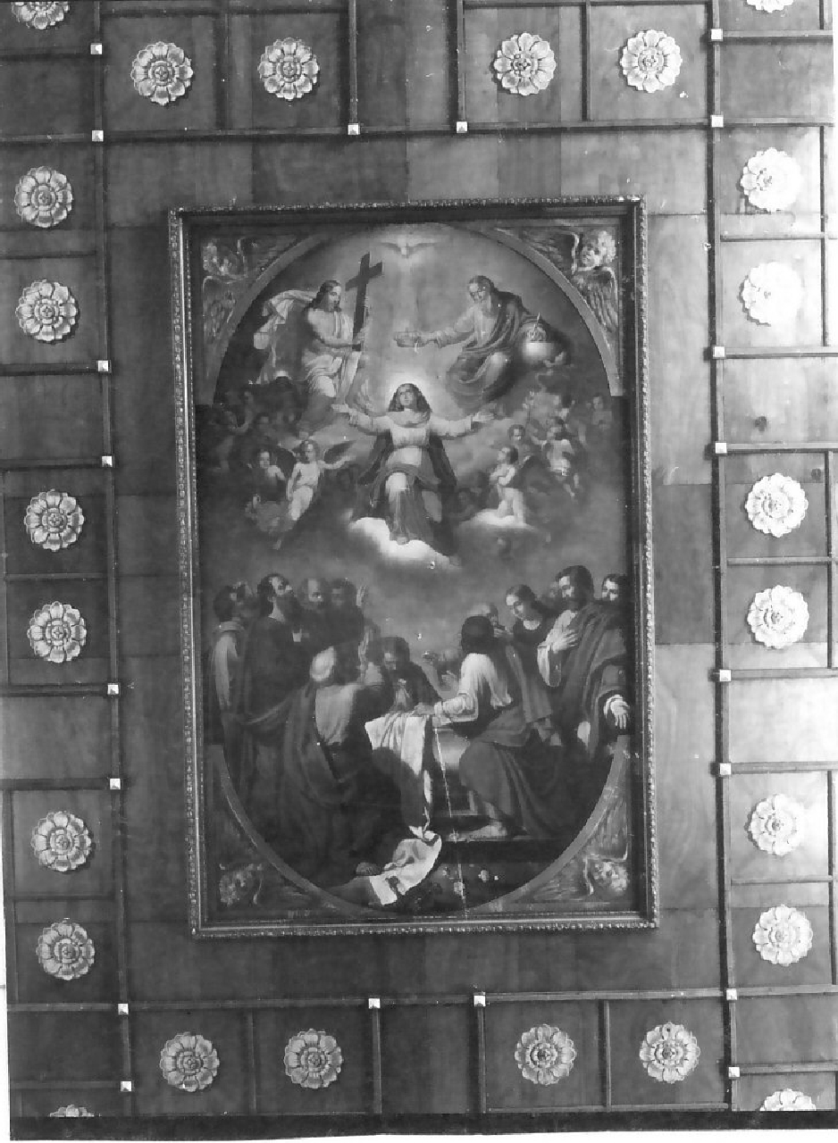 assunzione della Madonna (dipinto, opera isolata) di Naso Giuseppe Giovanni (sec. XIX)