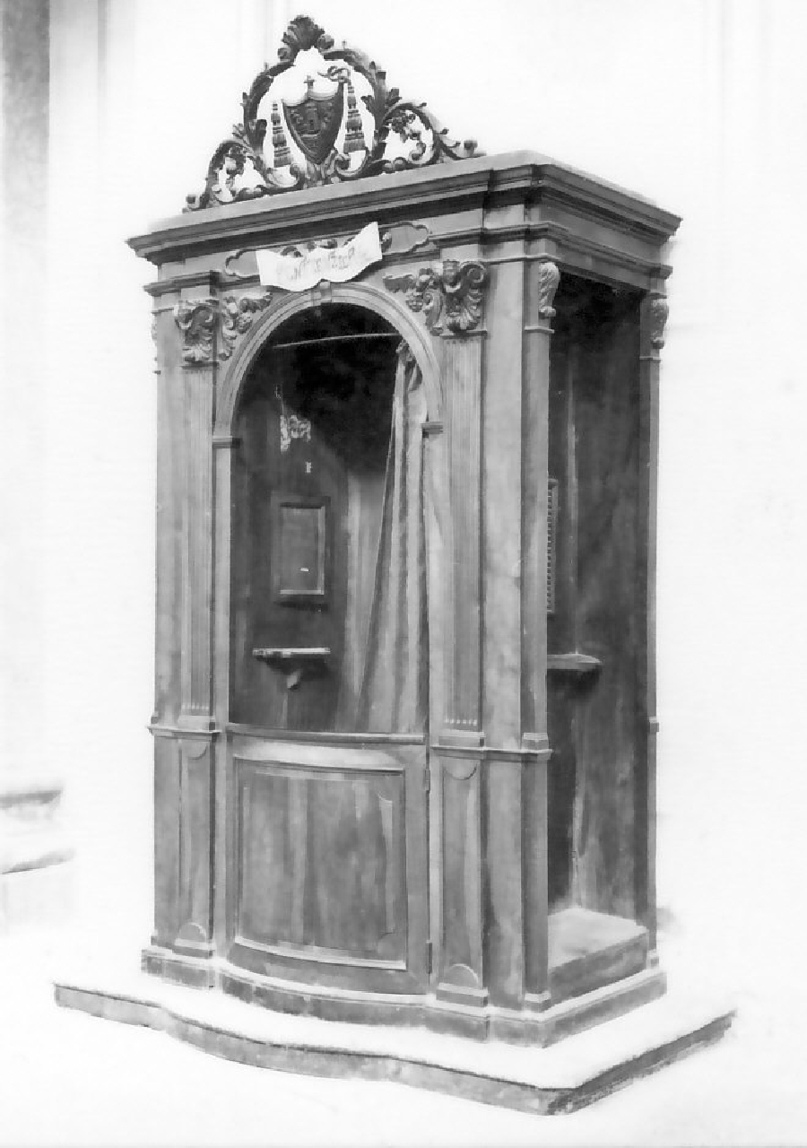 confessionale, opera isolata - bottega calabrese (seconda metà sec. XIX)