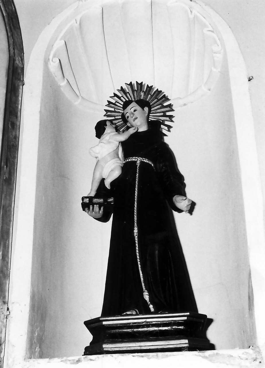 Sant'Antonio da Padova (statua, opera isolata) - bottega calabrese (sec. XIX)