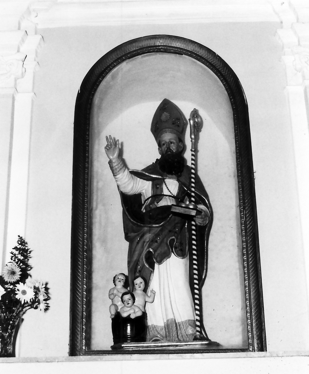 San Nicola di Bari (statua, opera isolata) - bottega calabrese (sec. XIX)