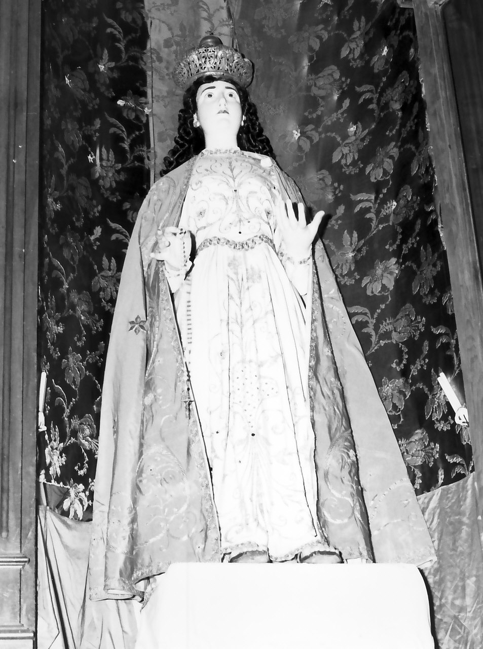 Madonna del Rosario (manichino) - bottega Italia meridionale (sec. XIX)