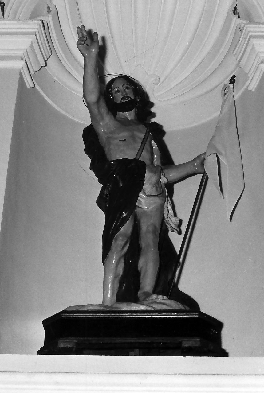 Cristo risorto (statua) - bottega Italia meridionale (sec. XIX)