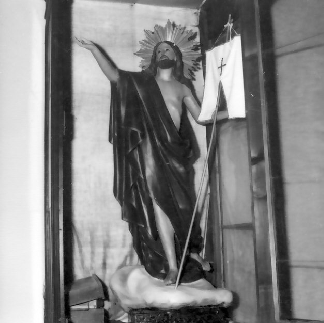 Cristo risorto (statua, opera isolata) - bottega calabrese (sec. XIX)