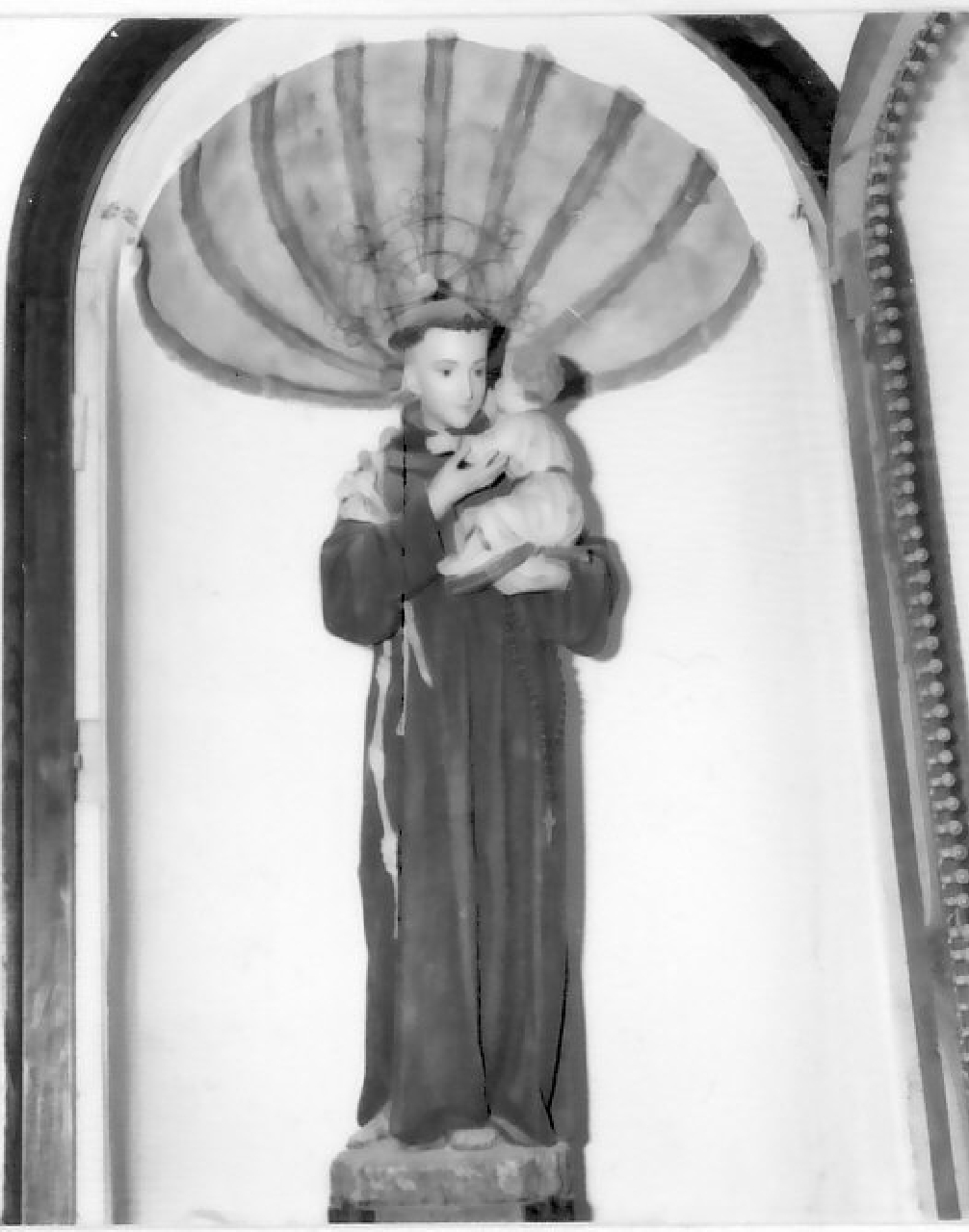 Sant'Antonio da Padova (statua, opera isolata) - bottega calabrese (sec. XIX)