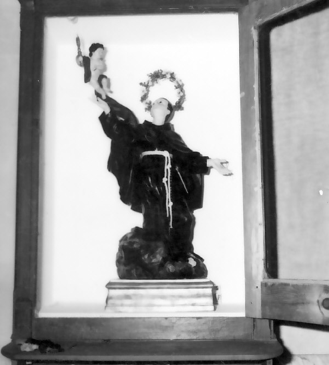 San Pasquale Baylon (statua, opera isolata) - bottega Italia meridionale (sec. XVIII)