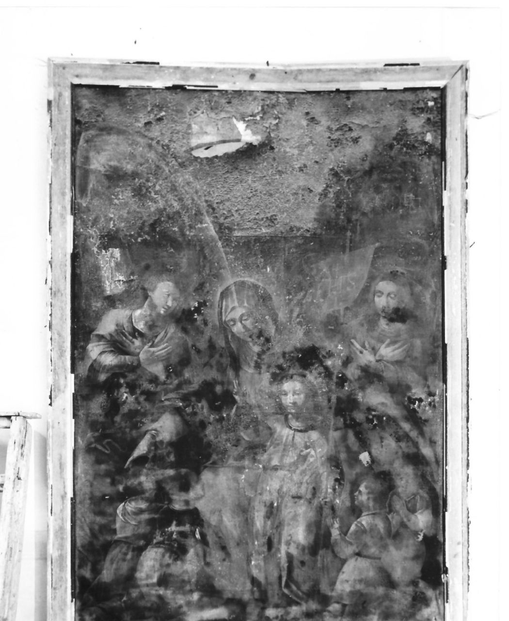 Madonna con Bambino e Santi (dipinto, opera isolata) - ambito Italia meridionale (sec. XVII)