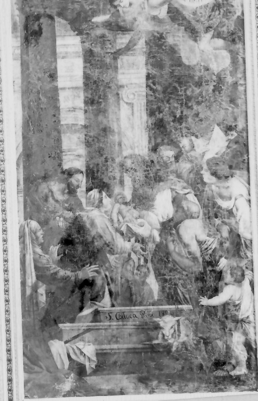 presentazione di Gesù al tempio (dipinto, opera isolata) di Colloca Stefano (sec. XIX)