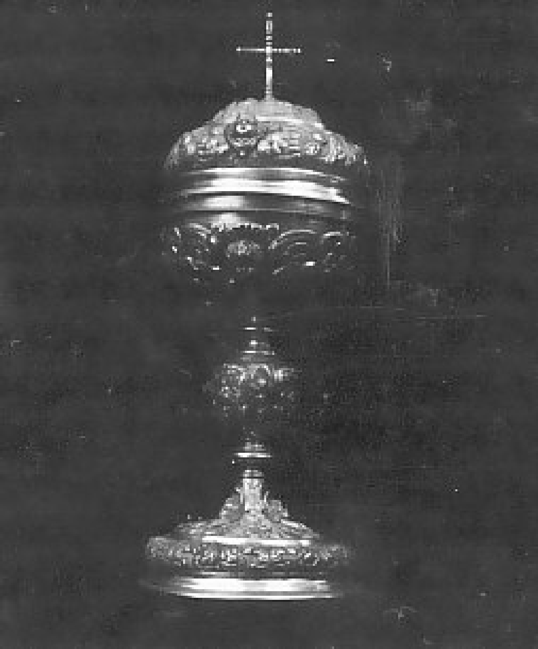 pisside, opera isolata - bottega napoletana (sec. XVIII)