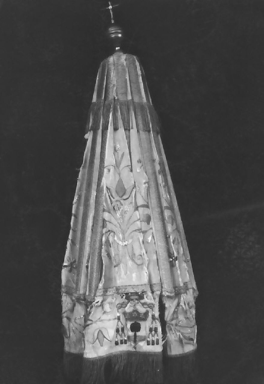 ombrellino processionale, opera isolata - manifattura calabrese (sec. XIX)