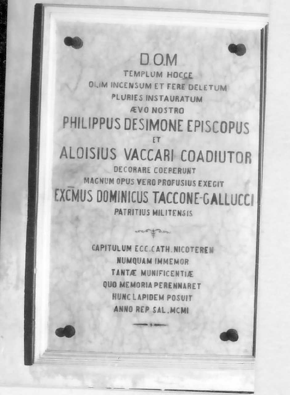 lastra, opera isolata - bottega calabrese (sec. XX)