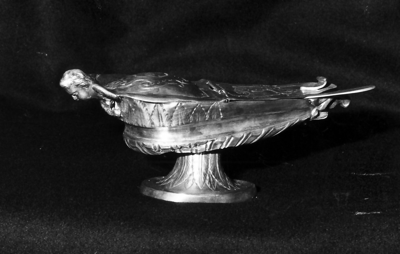 navicella portaincenso, opera isolata - bottega napoletana (primo quarto sec. XIX)