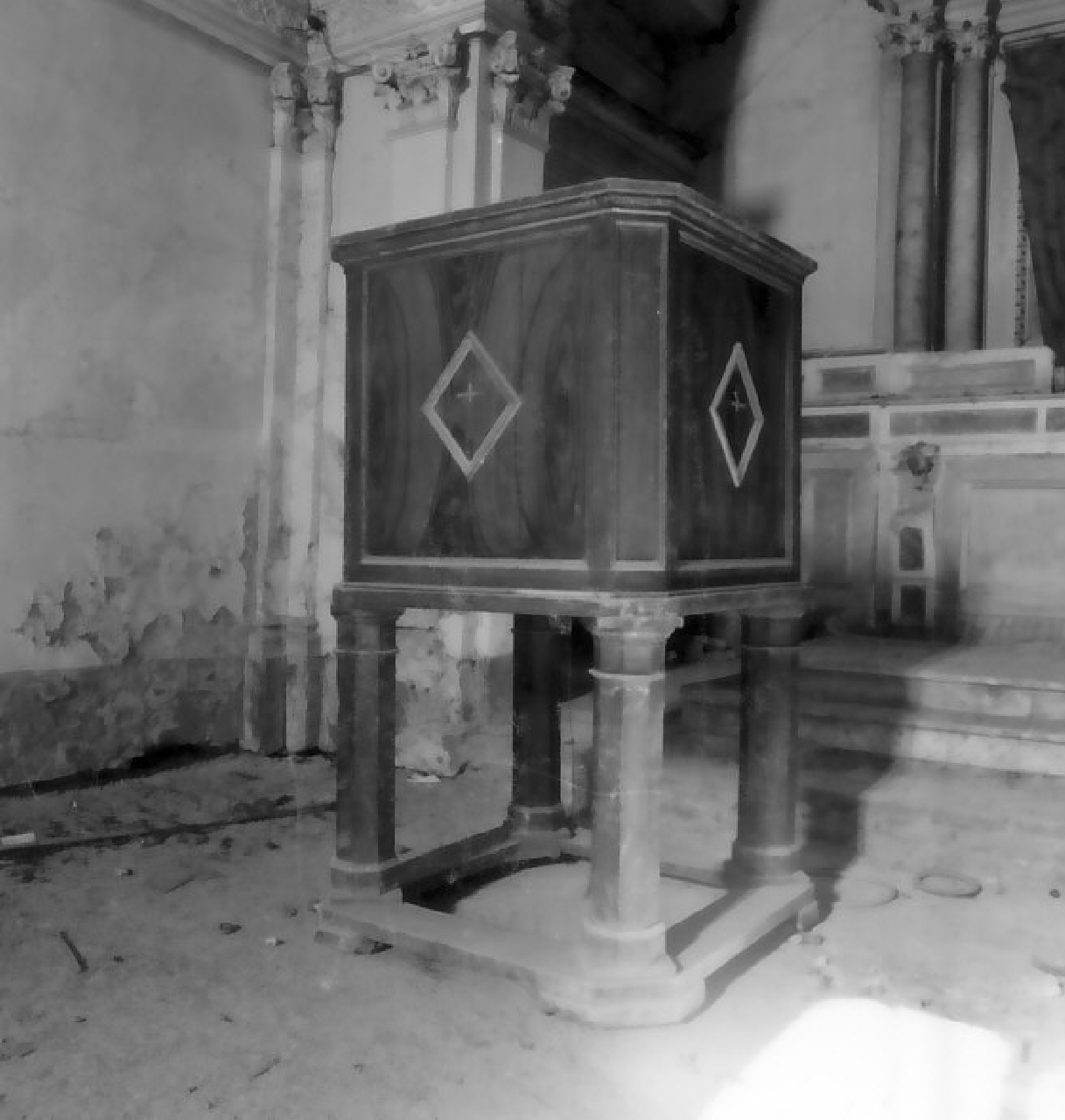 pulpito, opera isolata - bottega calabrese (sec. XIX)