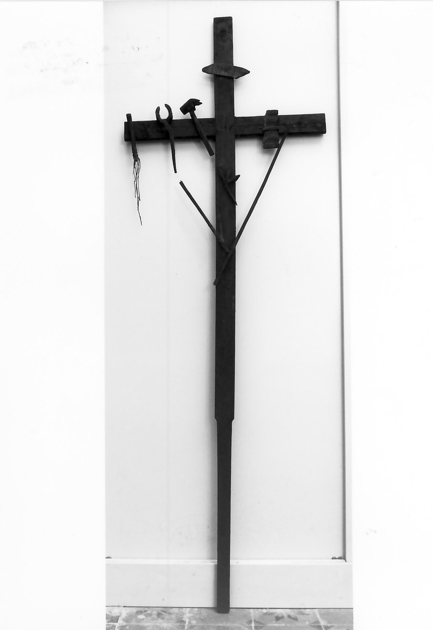 croce processionale, opera isolata - bottega calabrese (sec. XIX)