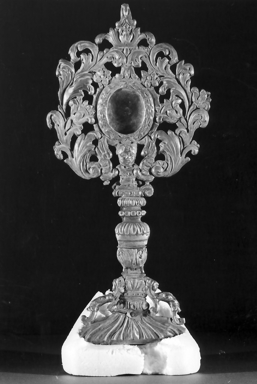 reliquiario, opera isolata - bottega siciliana (fine/inizio secc. XVI/ XVII)