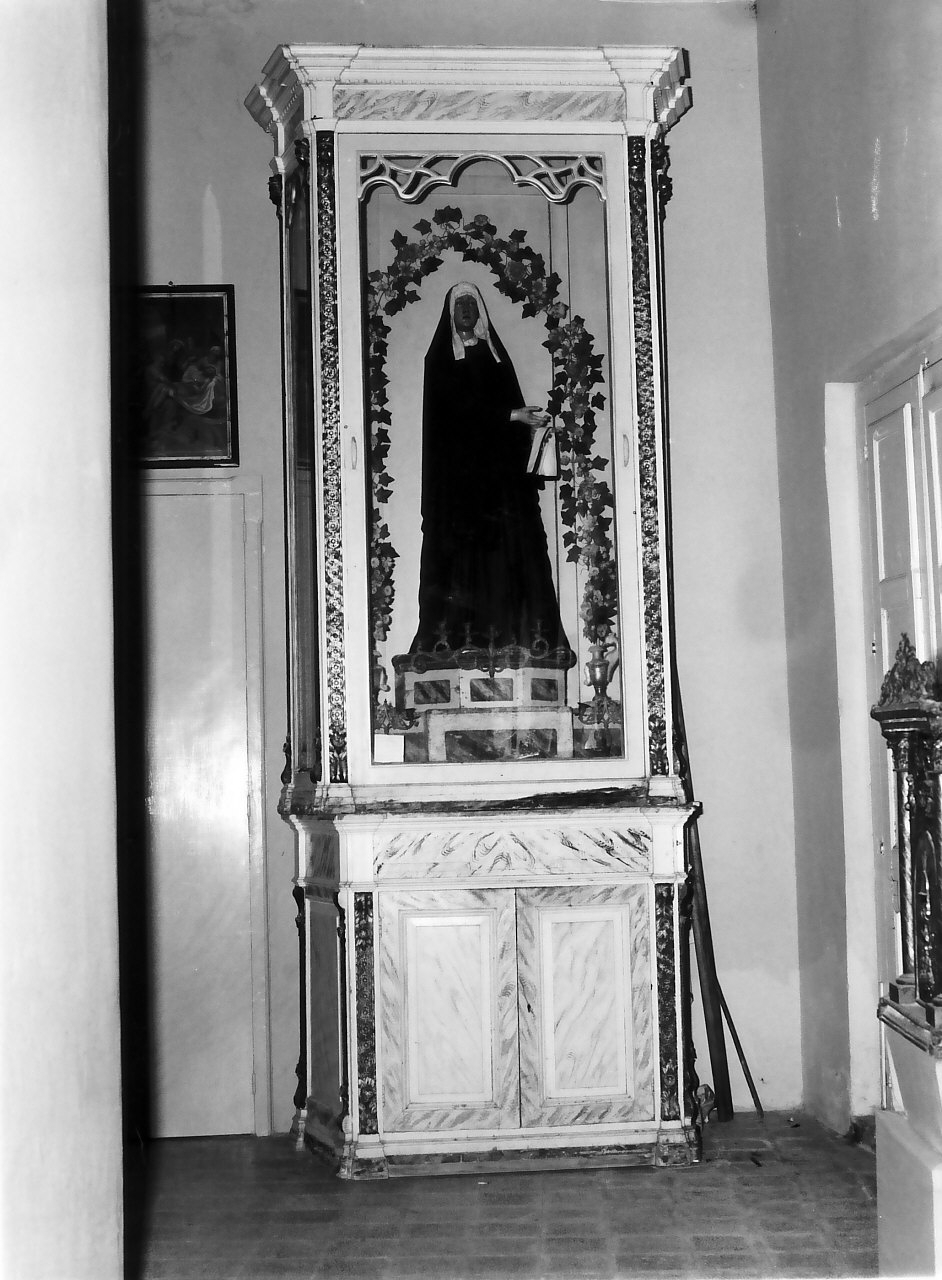 scarabattolo, opera isolata - bottega calabrese (fine/inizio secc. XIX/ XX)