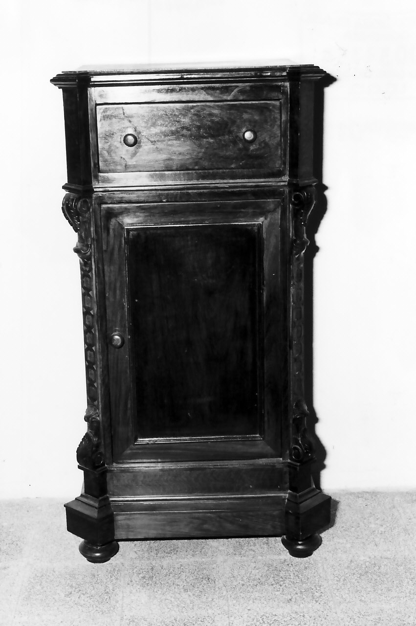 comodino, opera isolata - bottega calabrese (sec. XIX)