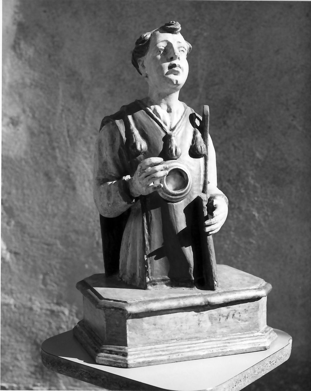 San Lorenzo (reliquiario - a busto, opera isolata) - bottega calabrese (prima metà sec. XVIII)