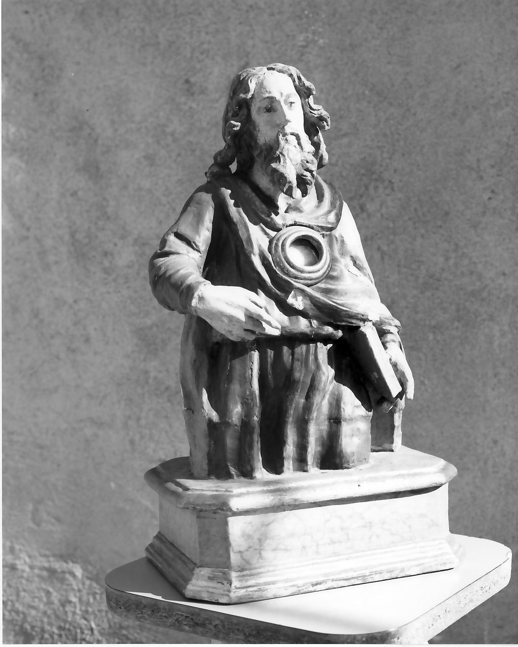 Santo (reliquiario - a busto, opera isolata) - bottega calabrese (prima metà sec. XVIII)