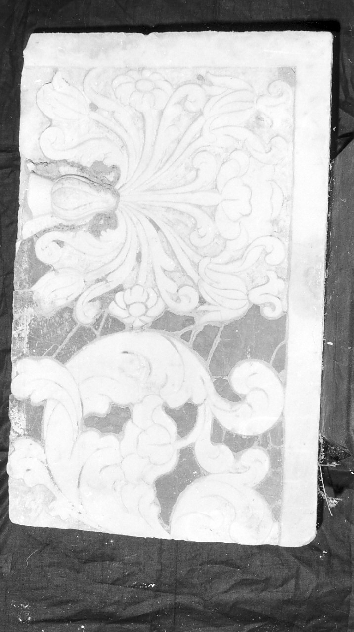 decorazione, frammento - bottega calabrese (sec. XVIII)