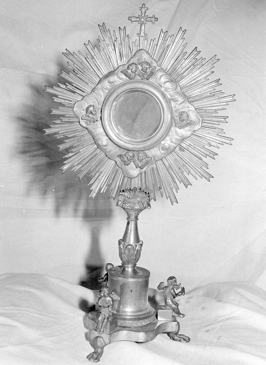 ostensorio, opera isolata - bottega Italia meridionale (sec. XVIII)
