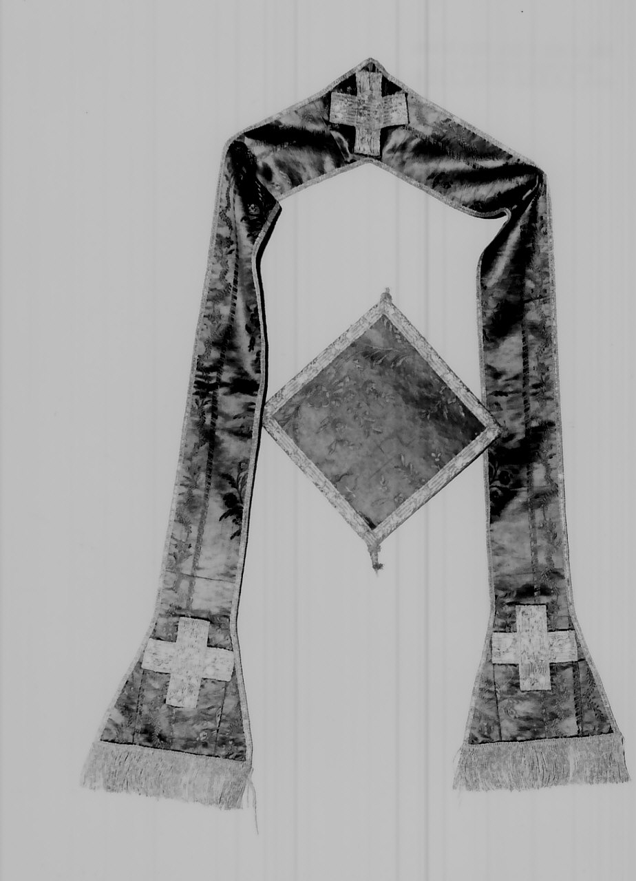 stola, opera isolata - manifattura calabrese (sec. XIX)