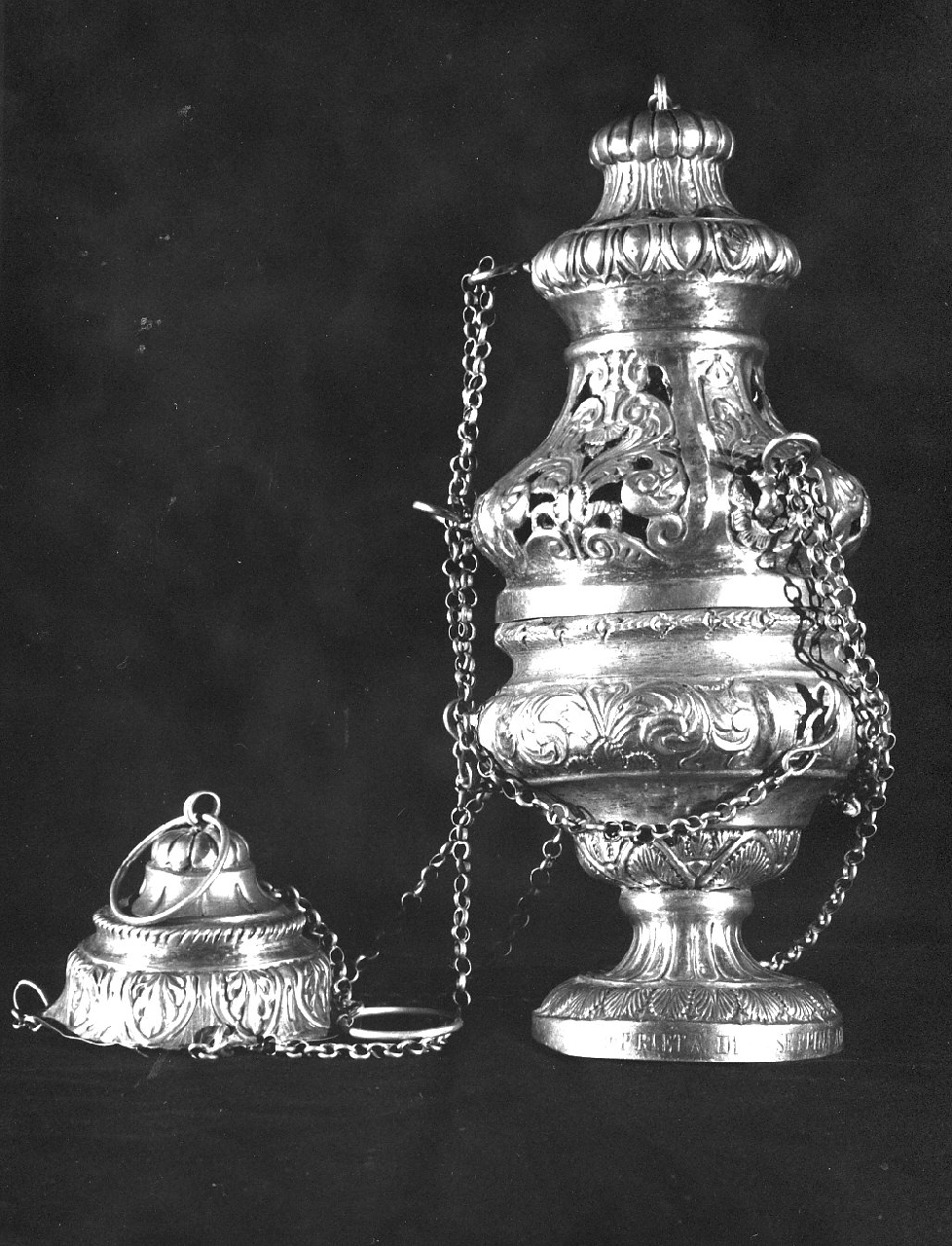 turibolo - bottega Italia meridionale (seconda metà sec. XIX)