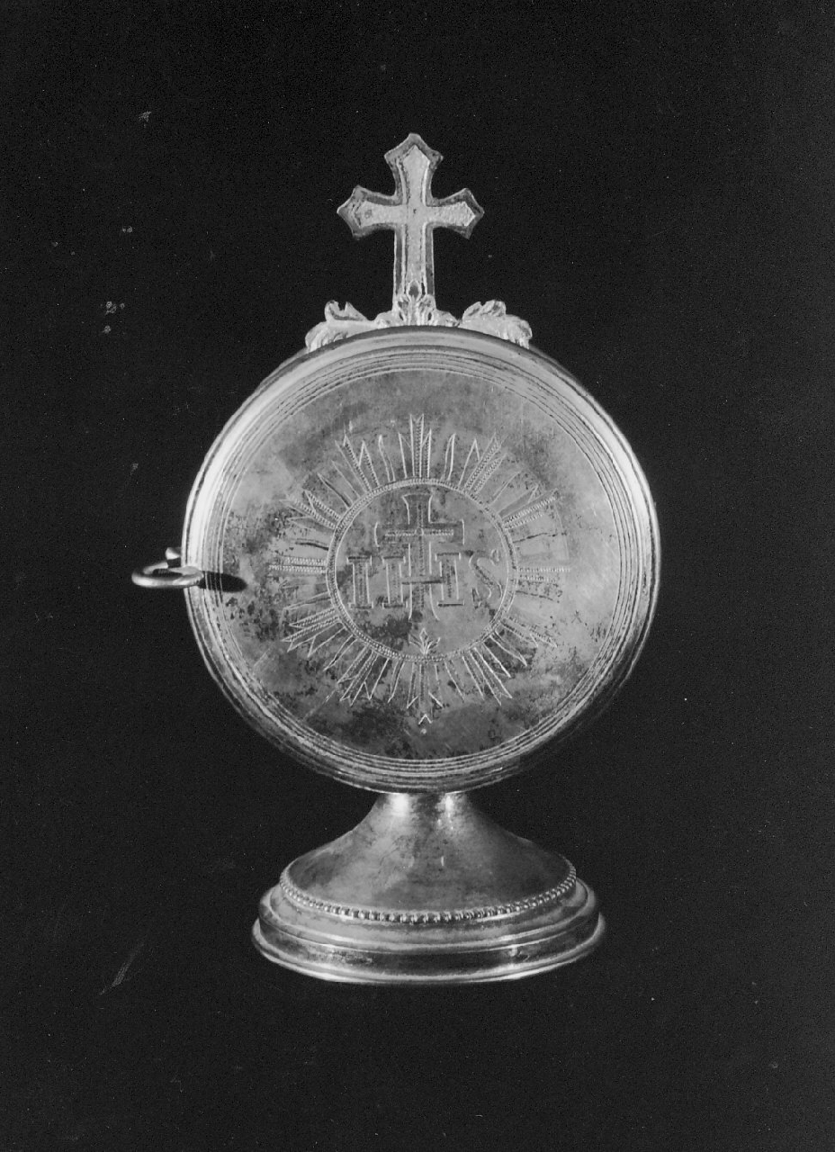 teca eucaristica - bottega Italia meridionale (inizio sec. XX)