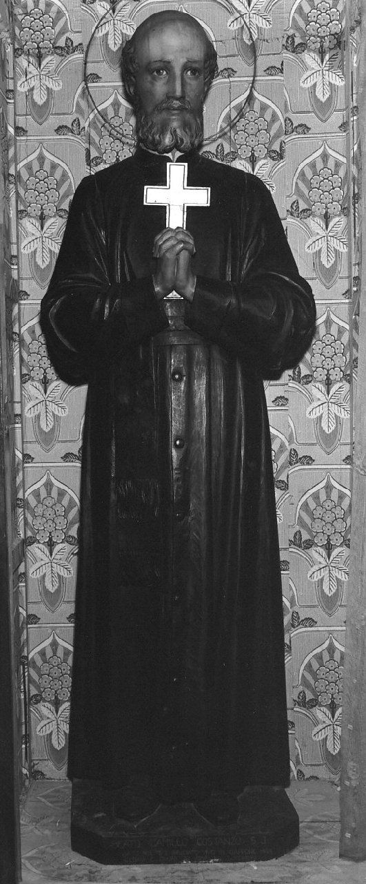 beato Camillo Costanzo (statua) - bottega Italia meridionale (inizio sec. XX)