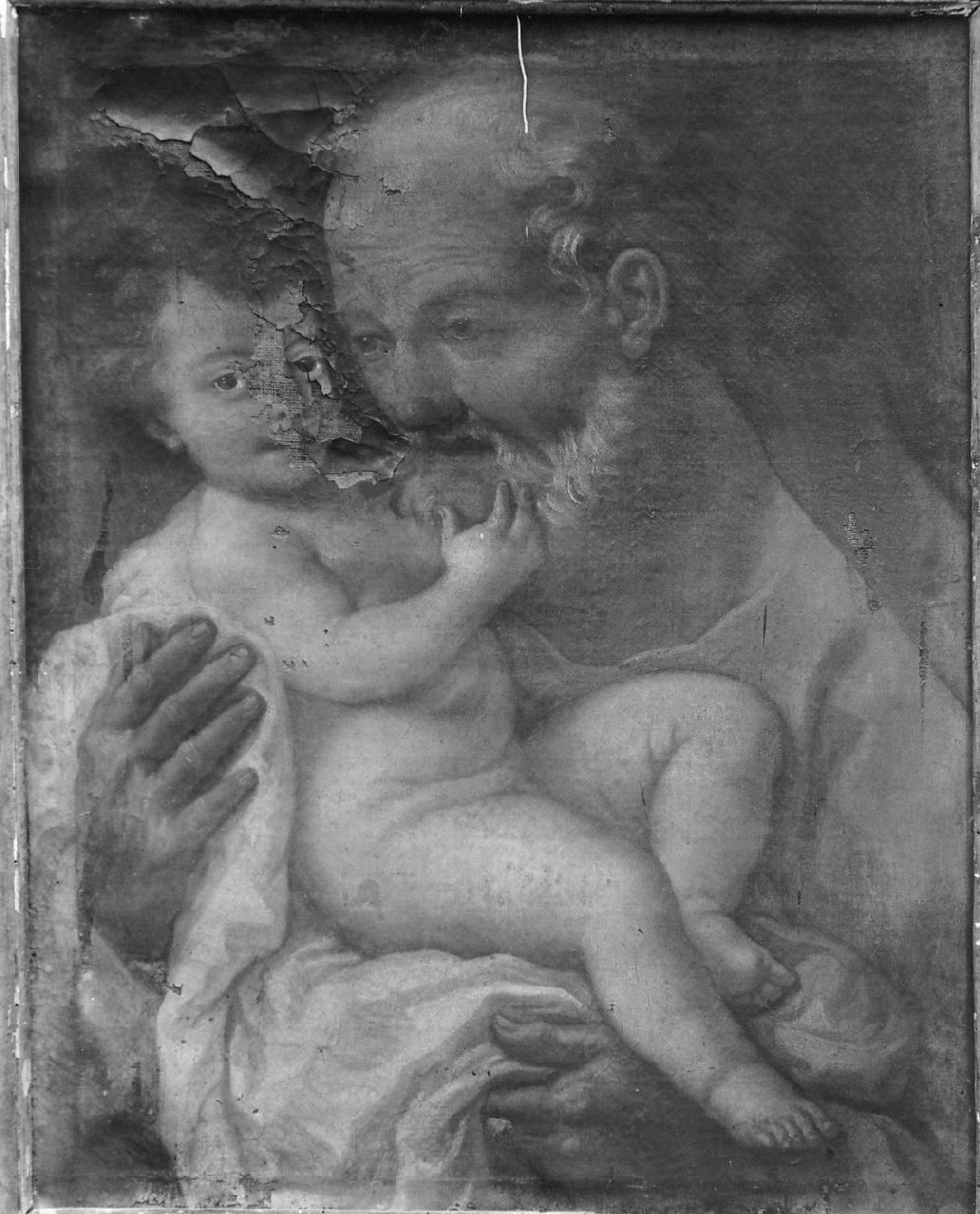 San Giuseppe e Gesù Bambino (dipinto) - ambito calabrese (sec. XIX)